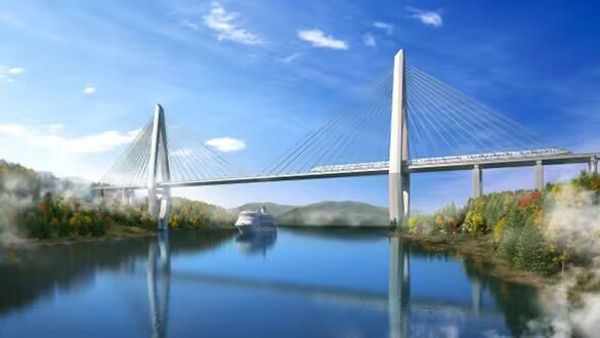 重黔項(xiàng)目太子坪烏江大橋 重黔項(xiàng)目太子坪烏江大橋